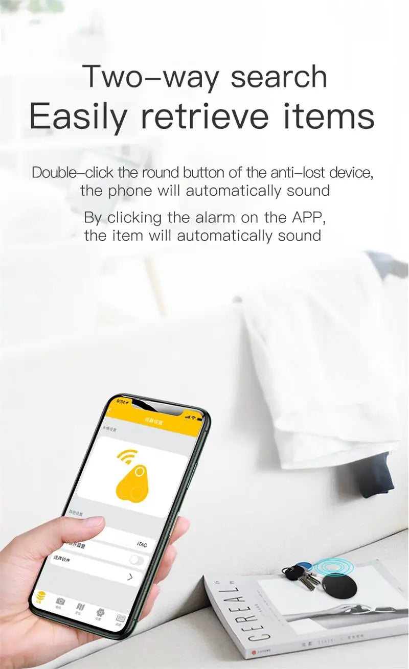 Mini 5.0 Anti-Lost Device GPS Bluetooth Tracker Air Tag Pet elderly Kids Wallet Tracking For IOS Android Smart Locator New