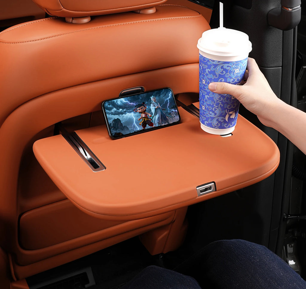 For Jetour G700 2025 2026 Car Rear Seat Small Table Silicone Protective Pad Anti-Slip Mat Scratch-Resistant Interior Accessories