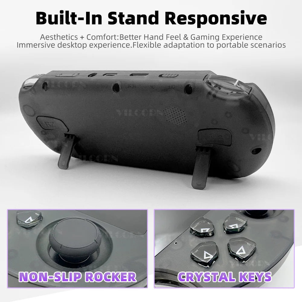 VILCORN SF3000 HD Handheld Game Console for PS1 GBA SNES MAME Retro Emulator 4.5 inch FHD Portable Gaming Machine Christmas Gift