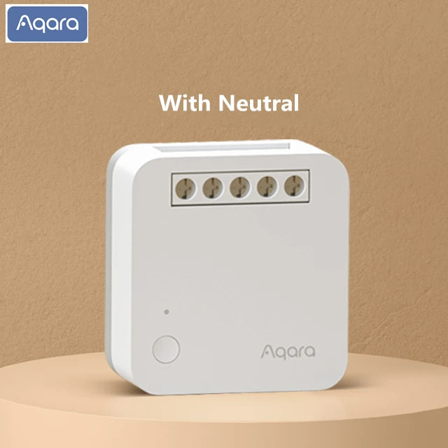 Aqara Single Chiannel Relay Controller T1 Switch module Zigbee 3.0 with / No Neutral Smart home Timers Remote Control Homekit