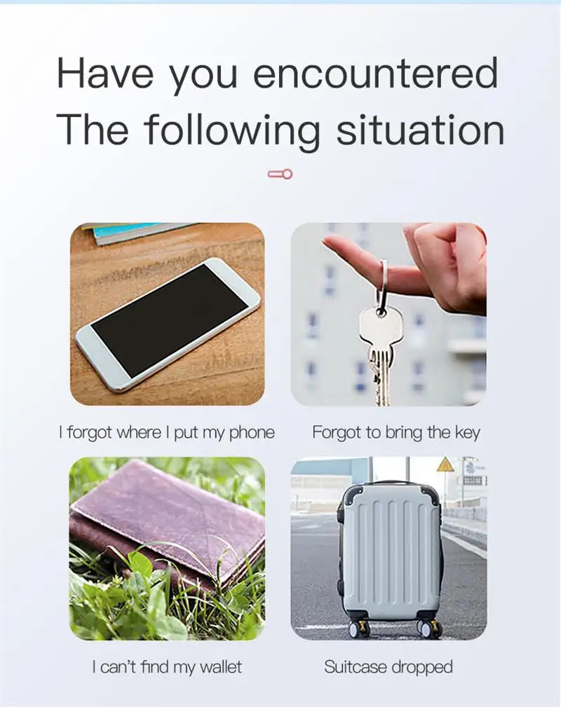 Mini 5.0 Anti-Lost Device GPS Bluetooth Tracker Air Tag Pet elderly Kids Wallet Tracking For IOS Android Smart Locator New