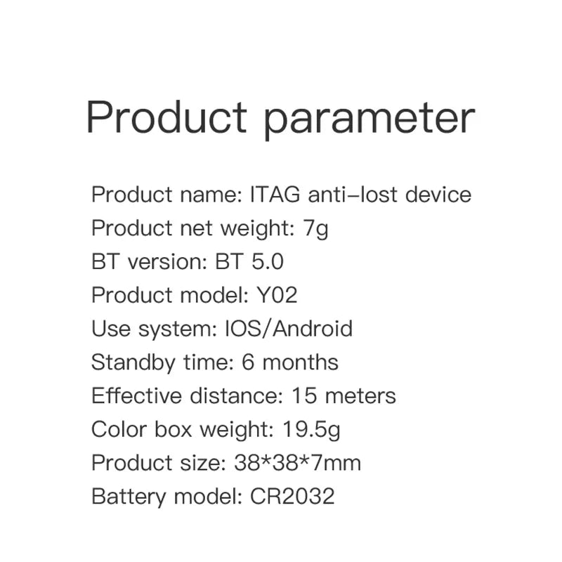 Mini 5.0 Anti-Lost Device GPS Bluetooth Tracker Air Tag Pet elderly Kids Wallet Tracking For IOS Android Smart Locator New