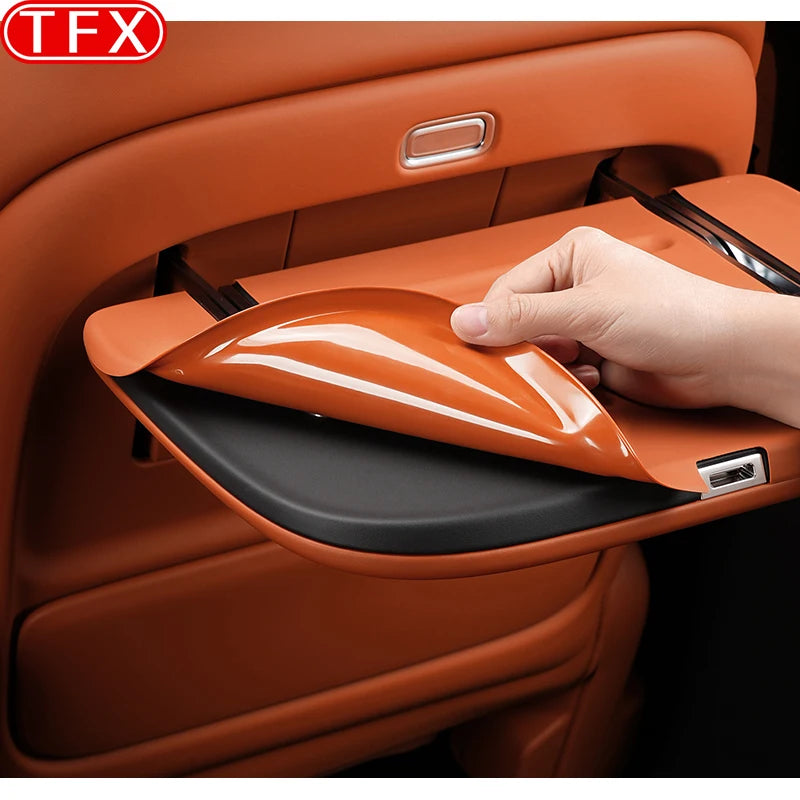 For Jetour G700 2025 2026 Car Rear Seat Small Table Silicone Protective Pad Anti-Slip Mat Scratch-Resistant Interior Accessories