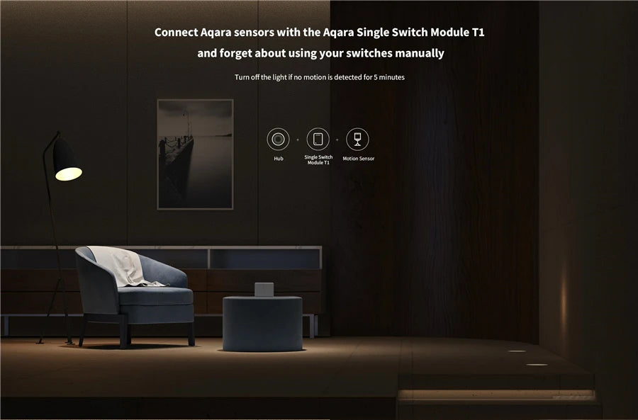 Aqara Single Chiannel Relay Controller T1 Switch module Zigbee 3.0 with / No Neutral Smart home Timers Remote Control Homekit