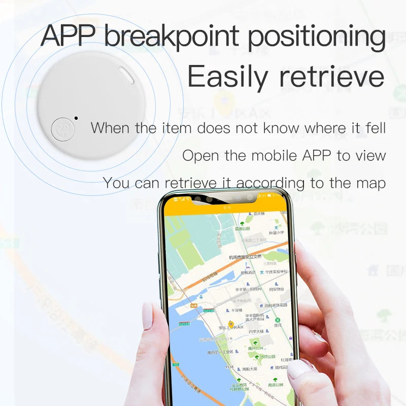 Mini 5.0 Anti-Lost Device GPS Bluetooth Tracker Air Tag Pet elderly Kids Wallet Tracking For IOS Android Smart Locator New