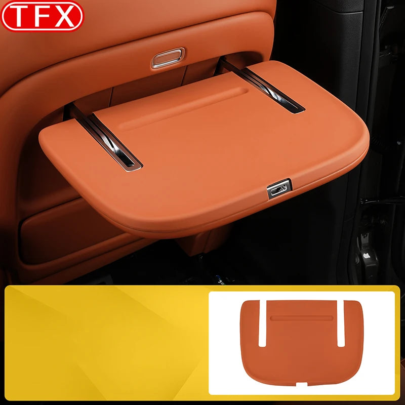 For Jetour G700 2025 2026 Car Rear Seat Small Table Silicone Protective Pad Anti-Slip Mat Scratch-Resistant Interior Accessories