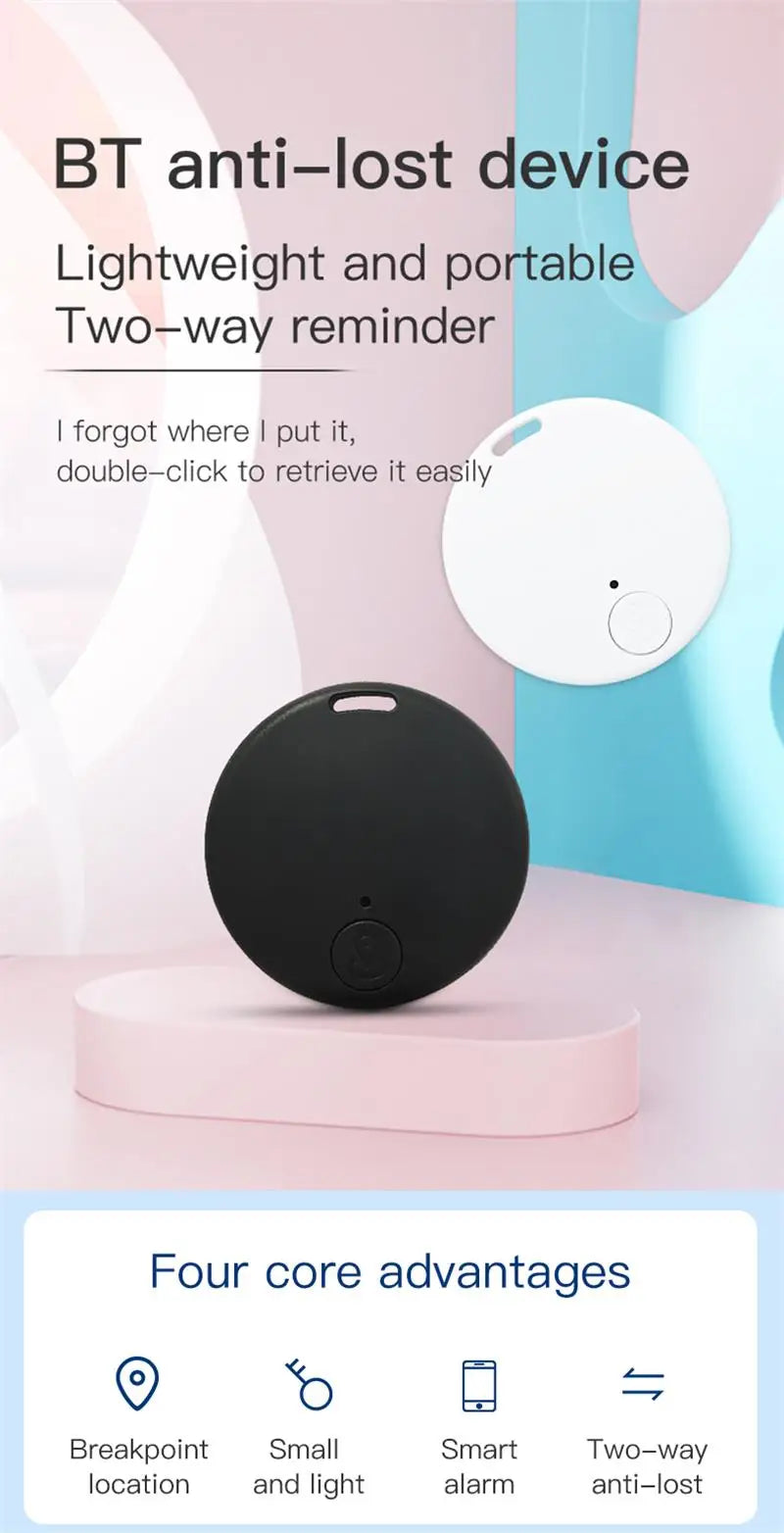 Mini 5.0 Anti-Lost Device GPS Bluetooth Tracker Air Tag Pet elderly Kids Wallet Tracking For IOS Android Smart Locator New