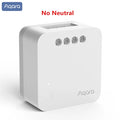 Aqara Single Chiannel Relay Controller T1 Switch module Zigbee 3.0 with / No Neutral Smart home Timers Remote Control Homekit