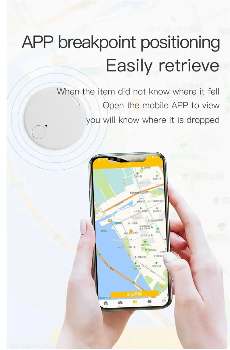 Mini 5.0 Anti-Lost Device GPS Bluetooth Tracker Air Tag Pet elderly Kids Wallet Tracking For IOS Android Smart Locator New